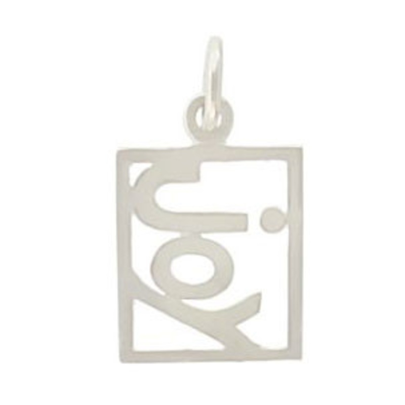 Rectangle Joy Charm