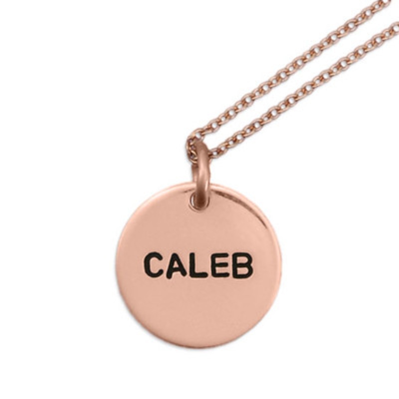 Rose Gold Name Discs
