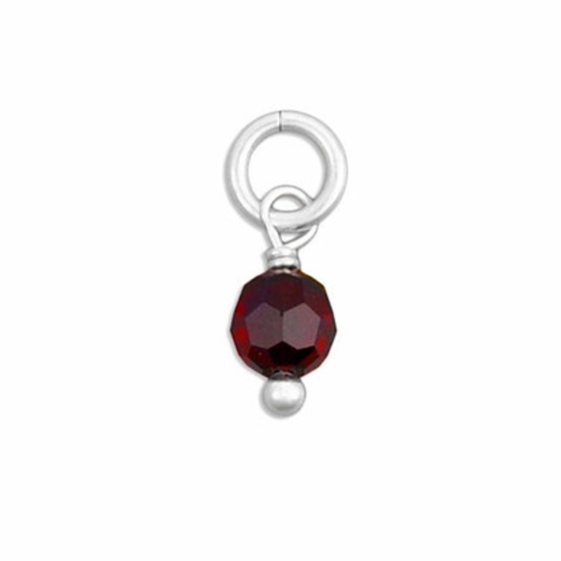 Swarovski Crystal Round Birthstone – January