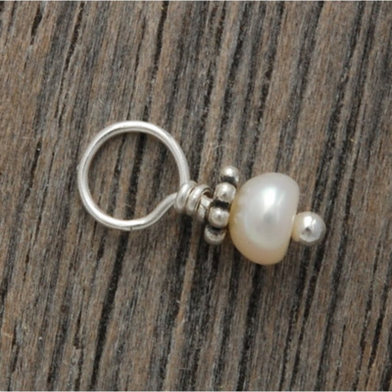 Tiniest Fresh Water Pearl with Bali Flower (June)
