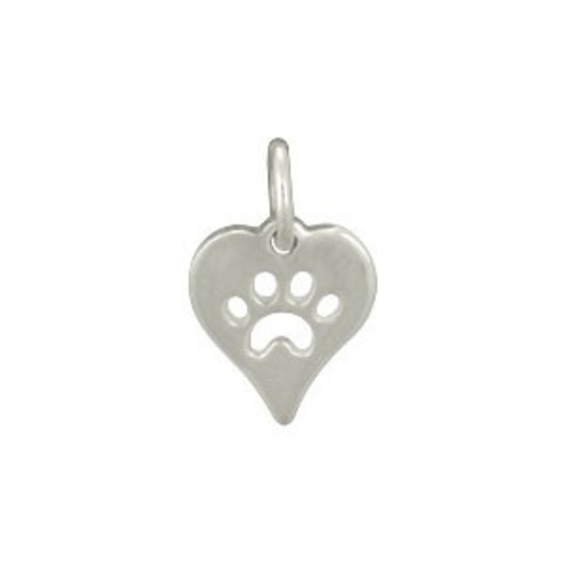 Tiny Heart Paw Cutout