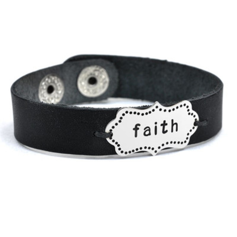 Whimsical Leather Bracelet