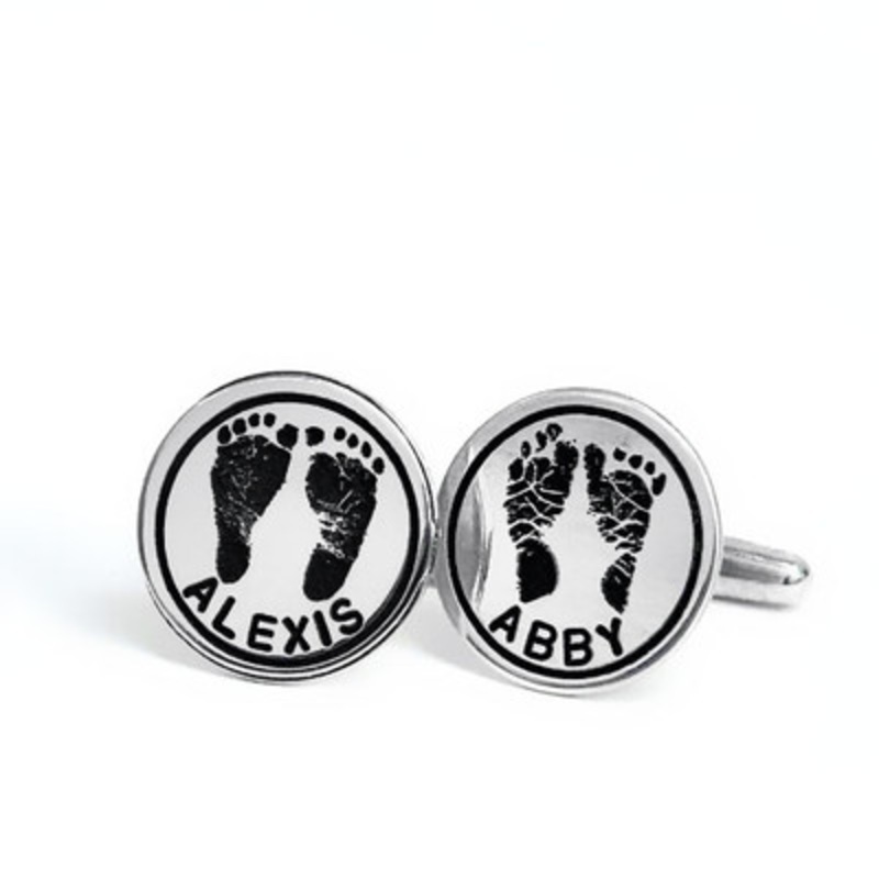 Your Baby’s Prints Cuff Links