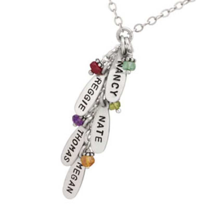 Cascade Necklace with Birthstones