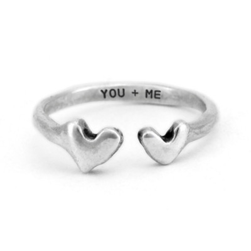 Double Heart Ring