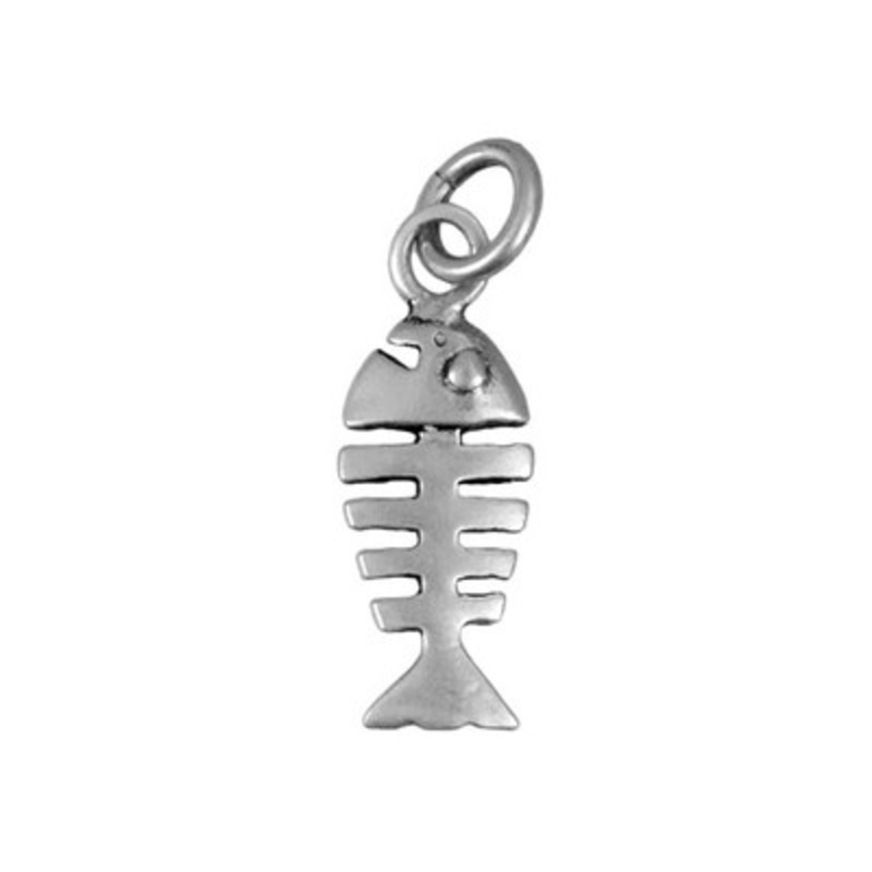 Fish Bone Charm for Cat Lovers