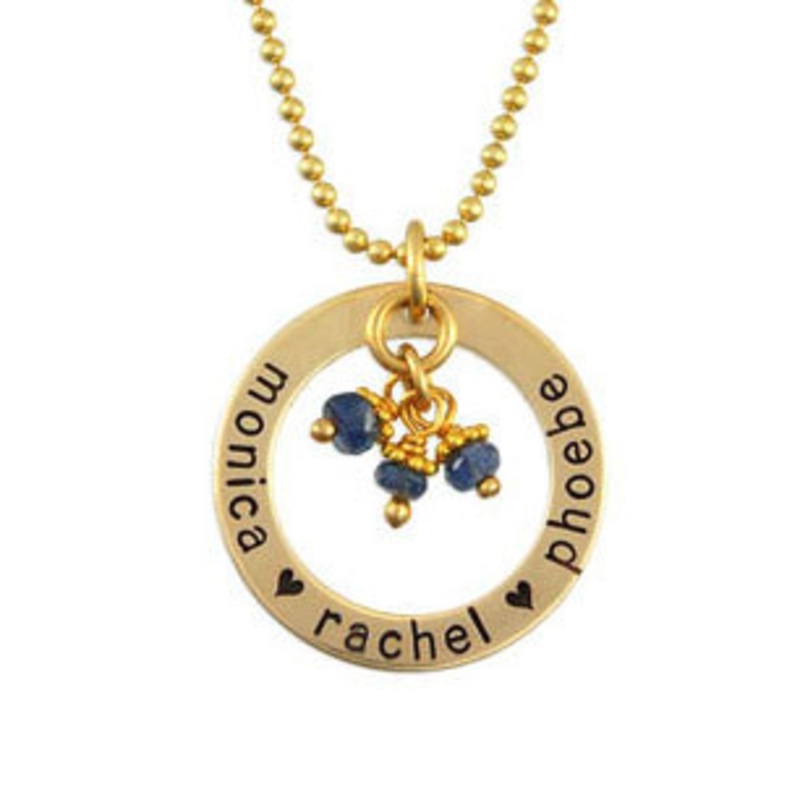 Gold Forever Love Circle Necklace