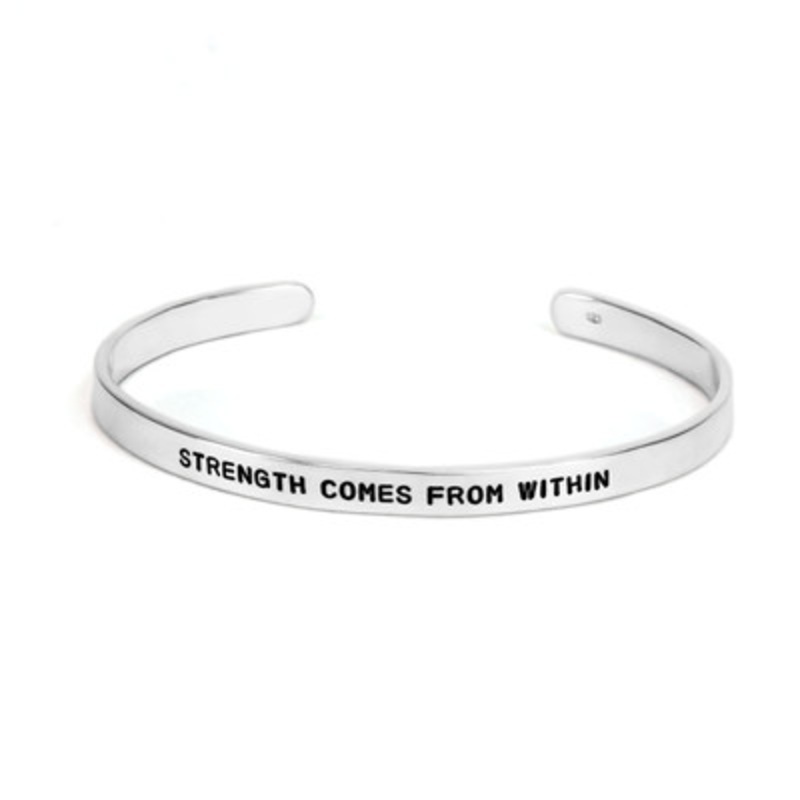 Inspiration Cuff with Your Custom Saying