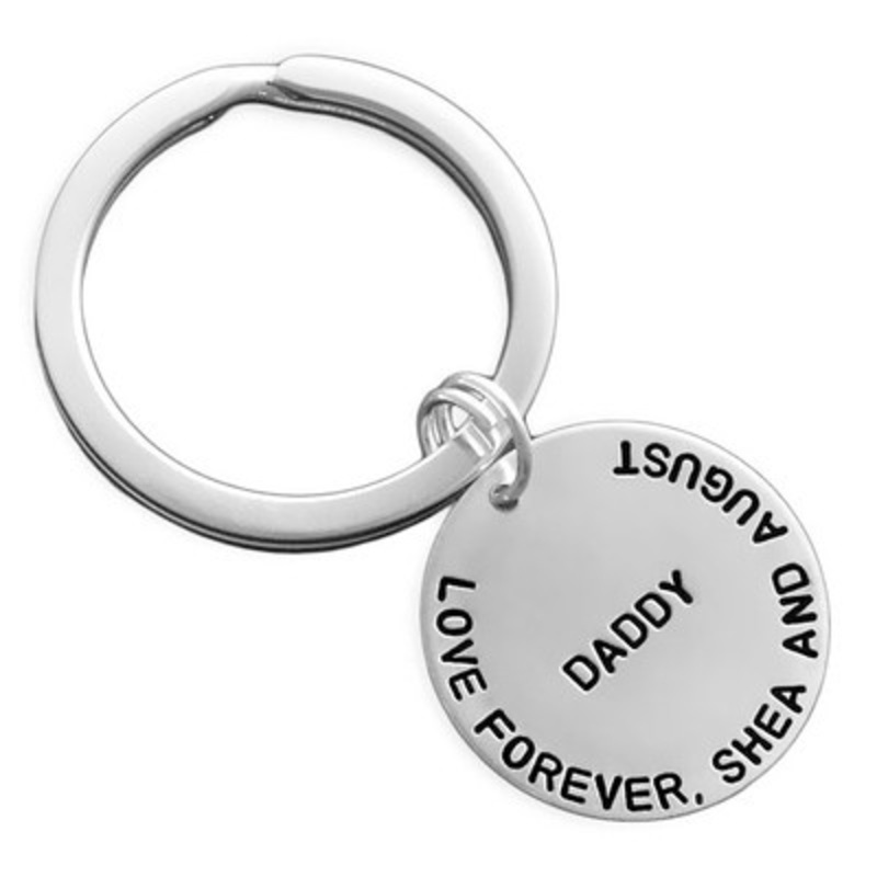 Large Disc Key Ring