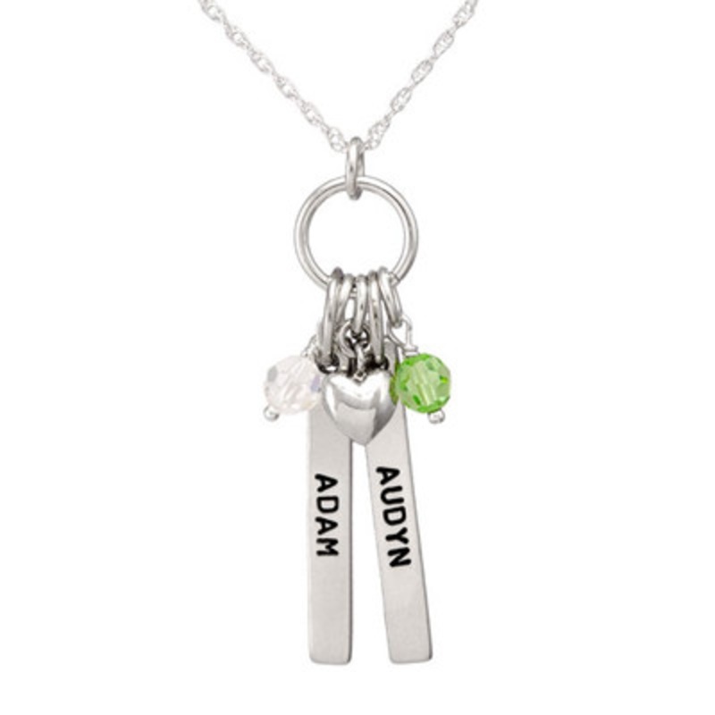 Long Flat Rectangle Necklace