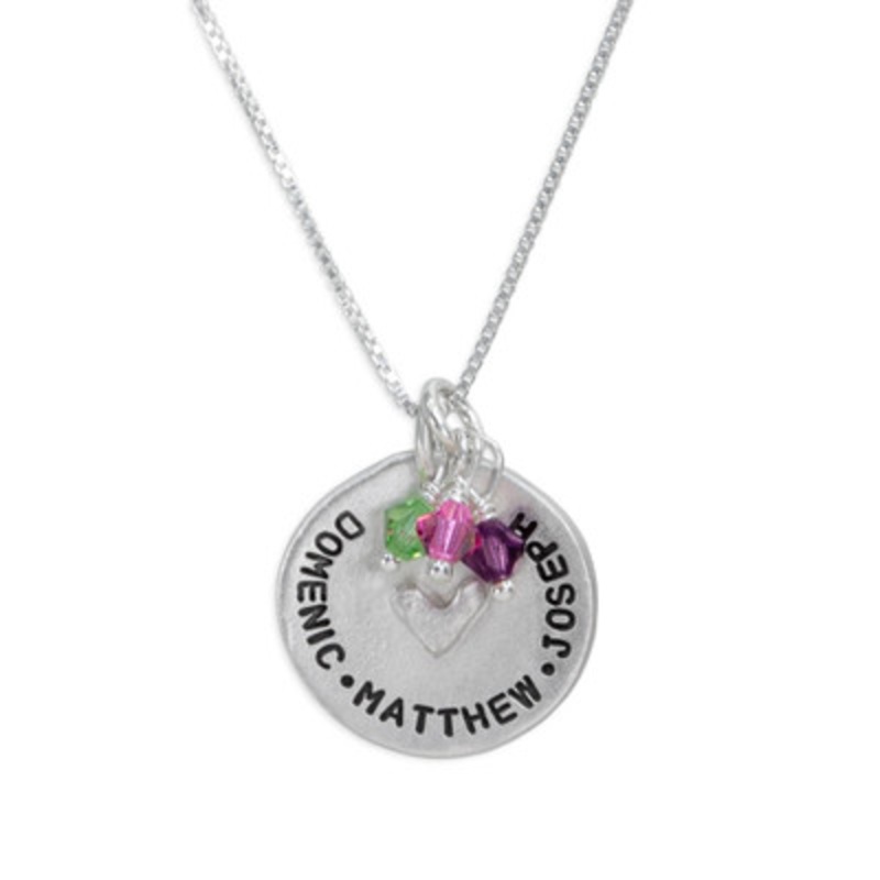Love Goes Round Personalized Necklace