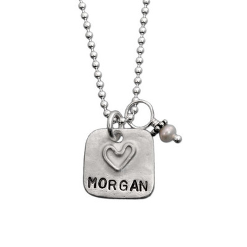 Love Squared Name Necklace