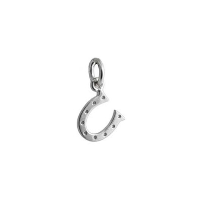Lucky Sterling Horseshoe Charm