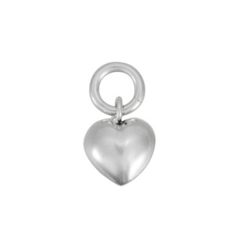 Puffed Heart Charm