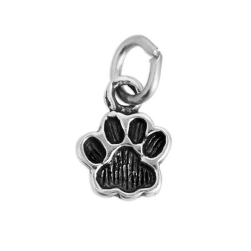 Small Paw Charm (Blackened)