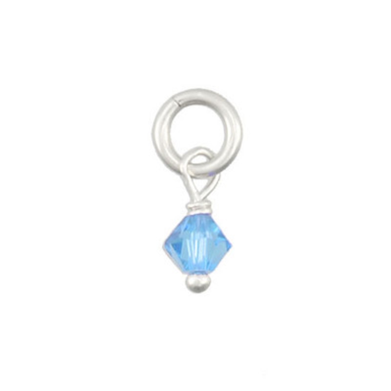 Swarovski Crystal Tapered Birthstone – March