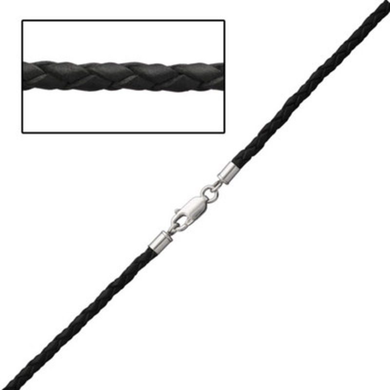 Thick Black Leather Cord