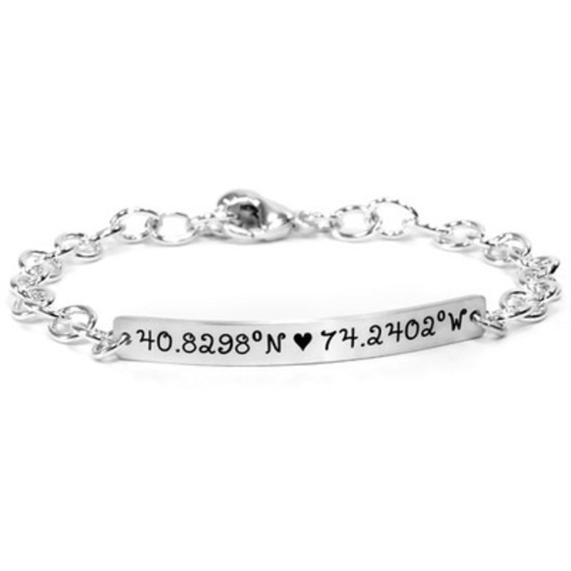 Coordinates ID Bracelet