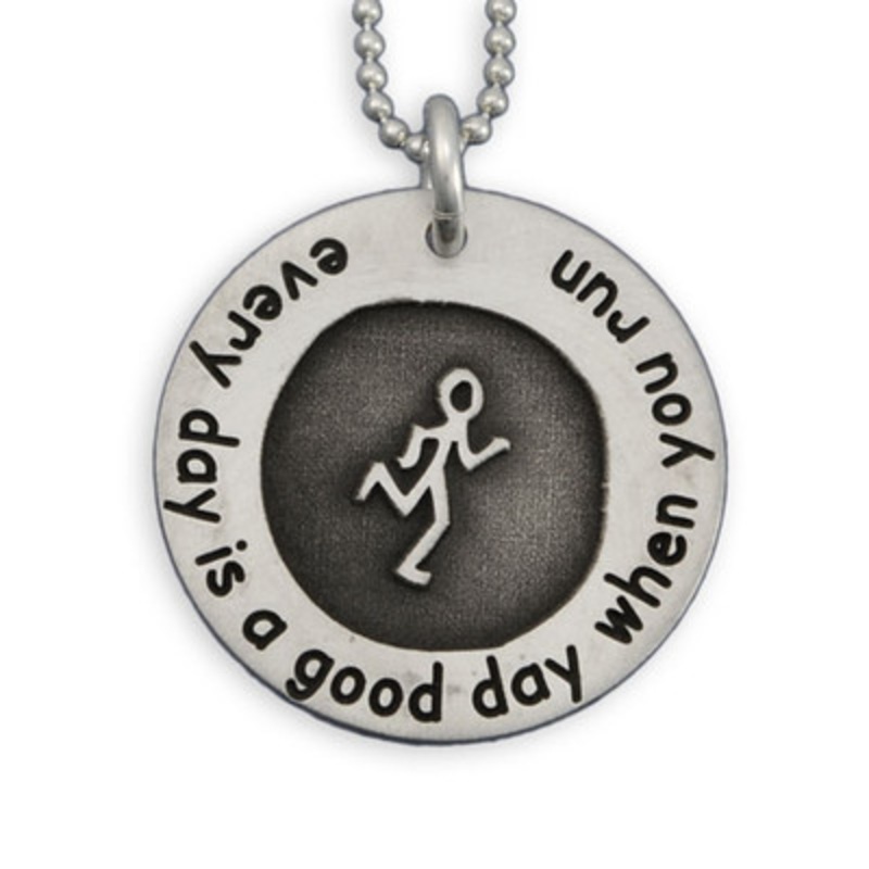 Etched Runner Necklace