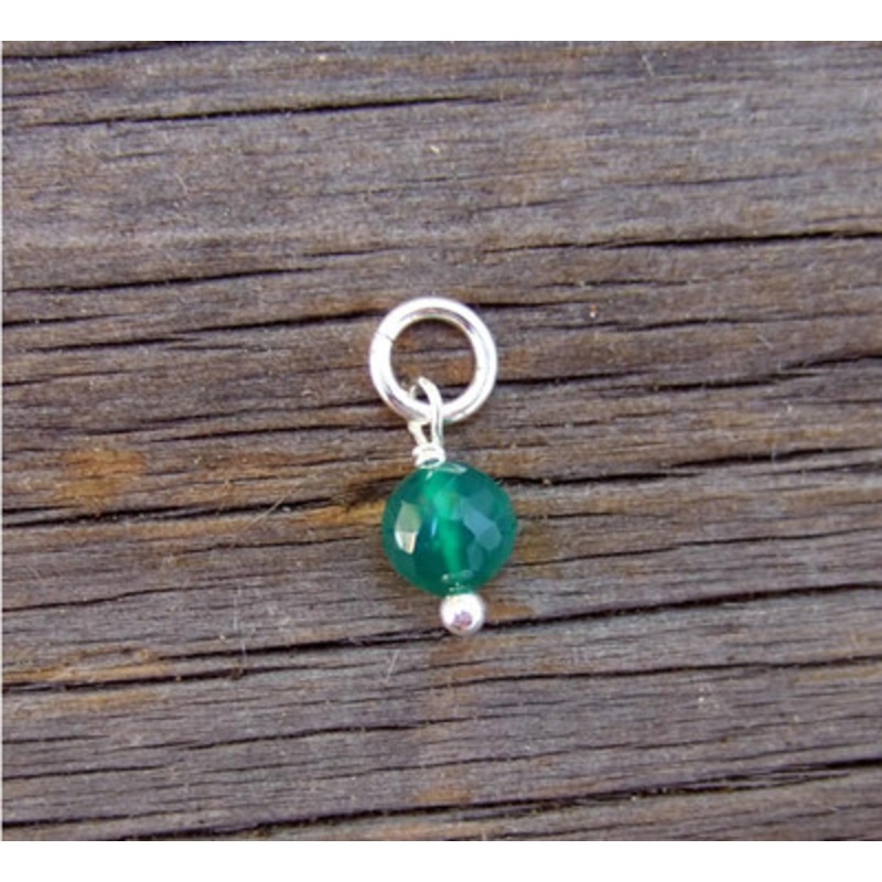 Faceted Green Onyx Stone (May)