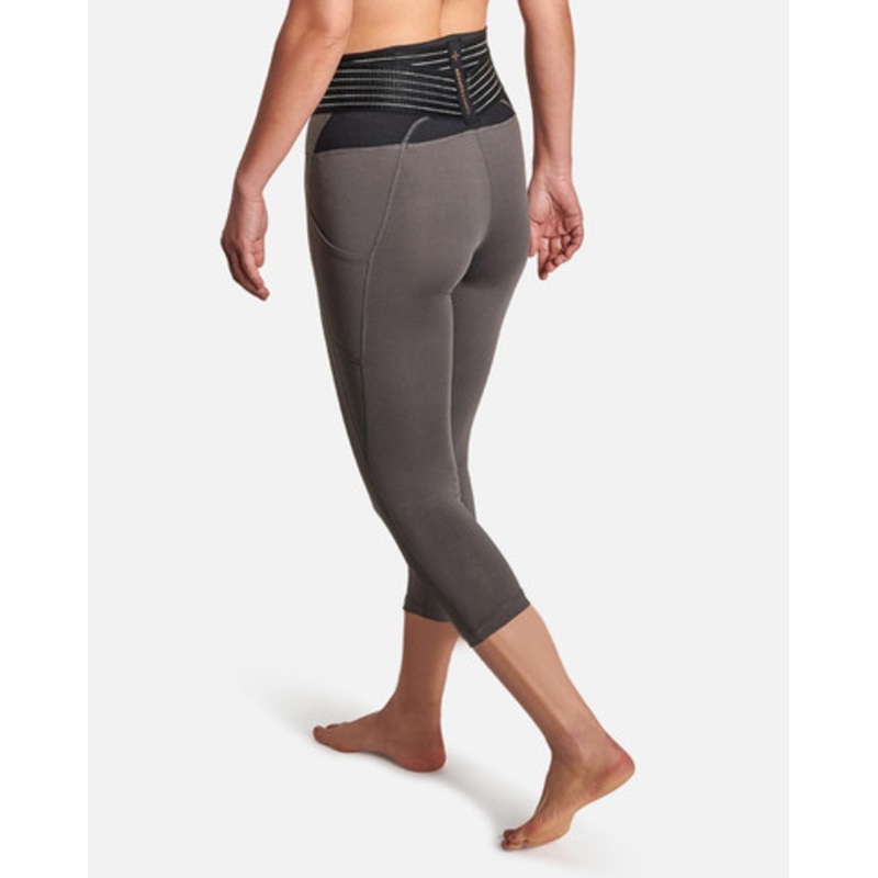Lower Back Support Leggings with Adjustable Straps | Women’s Capri