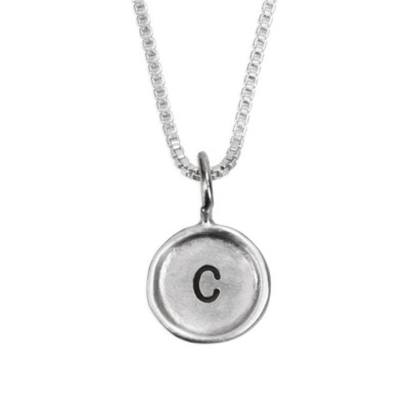Mini Classic Raised Edge Charms Necklace