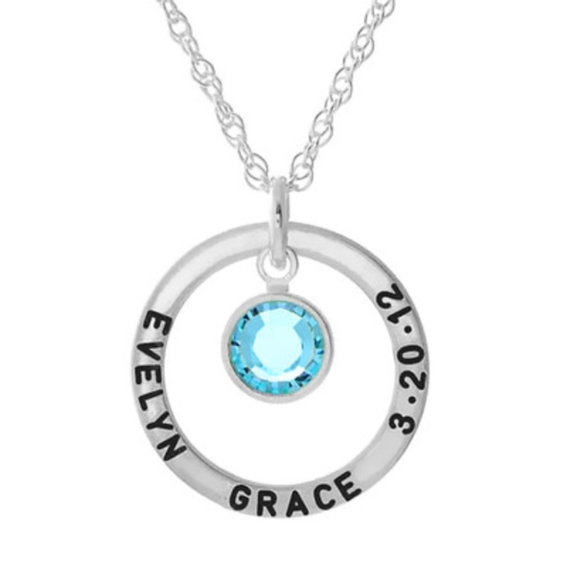 Mini Forever Love Circle Necklace