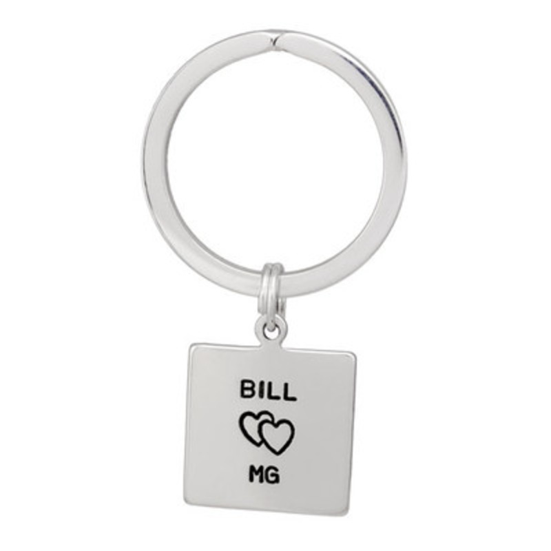 Square Life Key Ring