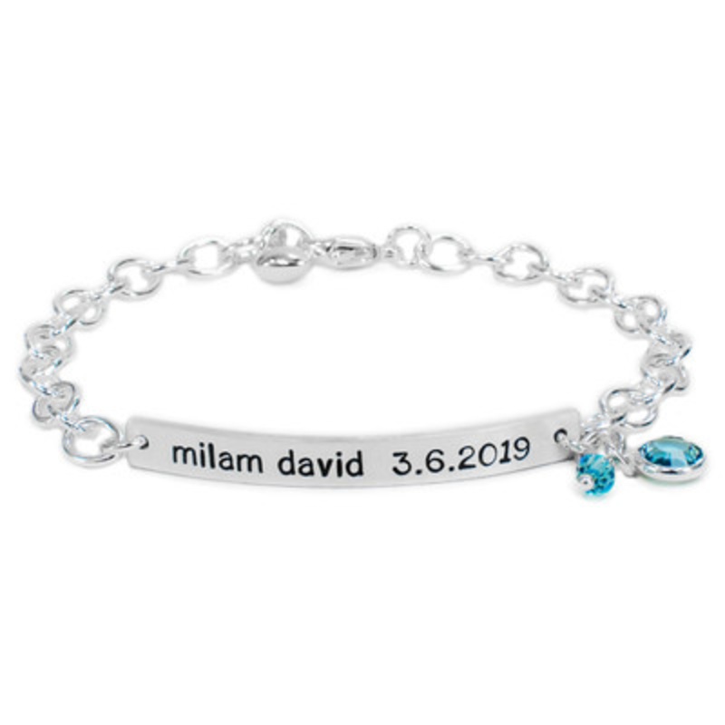 Stamped ID Bracelet