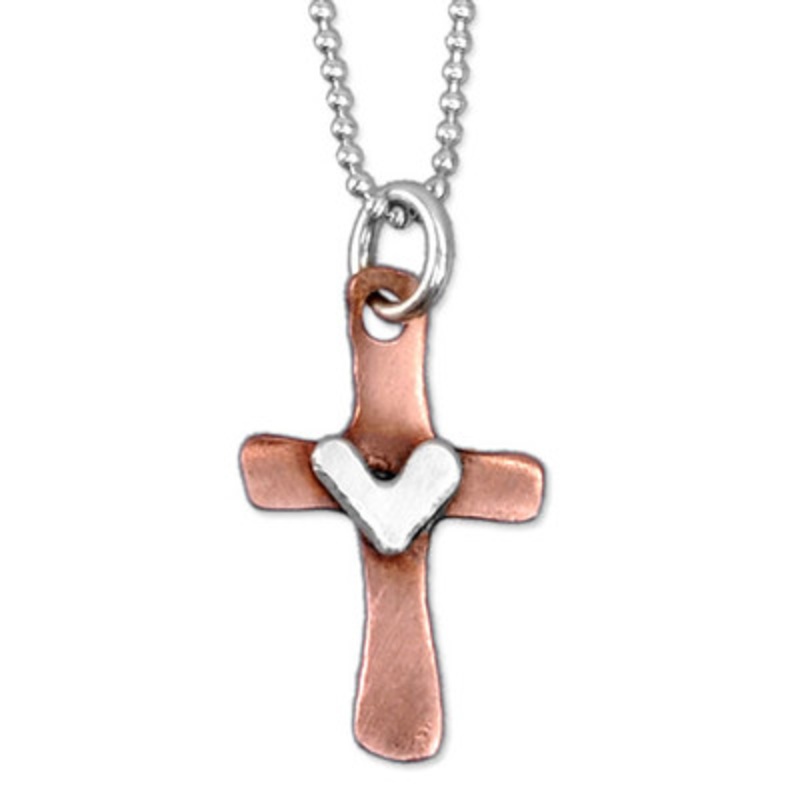 Subtle Devotion Cross Necklace