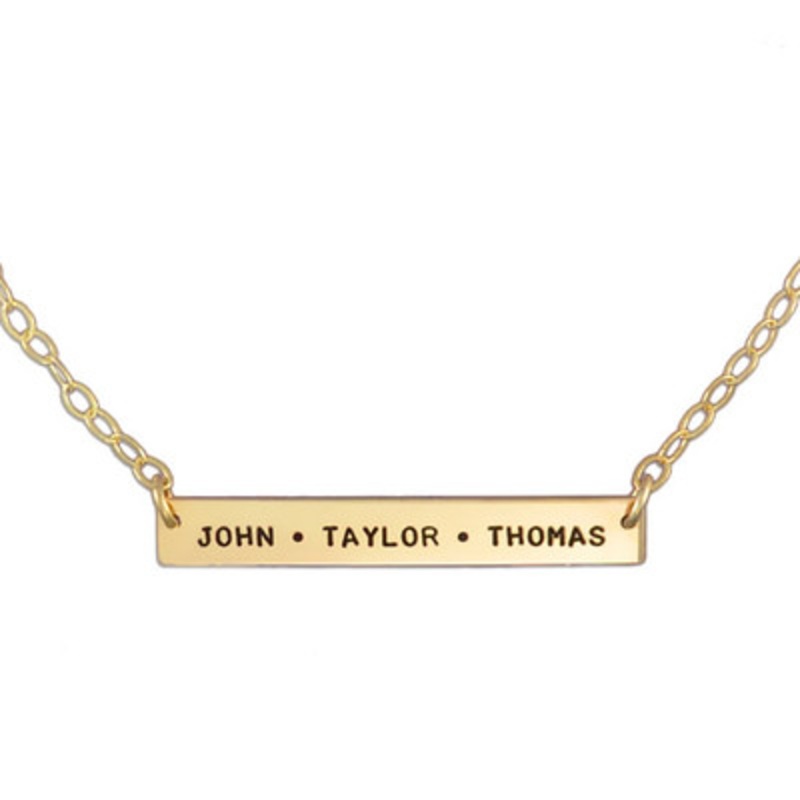 The Gold Bar Necklace