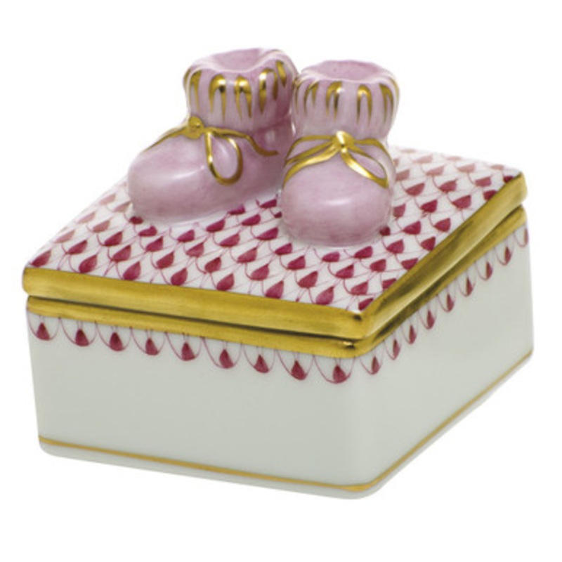 Baby Bootie Box in Raspberry [6BABY1523]