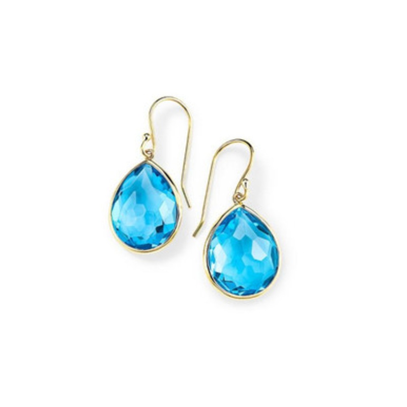 Rock Candy Blue Topaz Teardrop Earrings [JEOTH0011]
