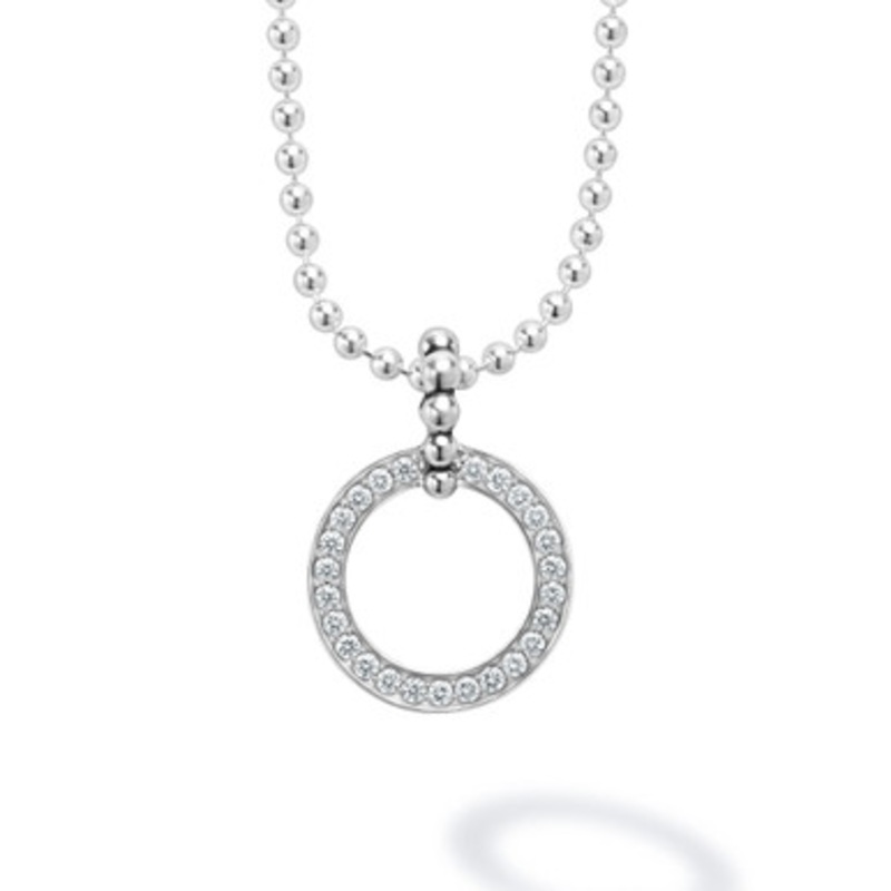Caviar Spark Diamond Necklace [JNPEN0163]