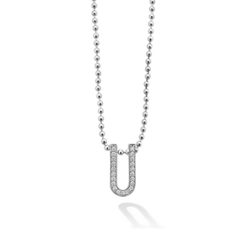 Caviar Spark Linear Diamond Pendant Necklace [JNPEN1040]