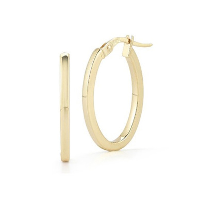 Designer Gold Hoop Earrings [2EGHP0043]
