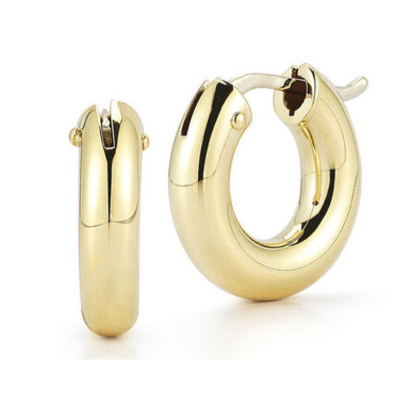 Designer Gold Hoop Earrings [2EGP22272]