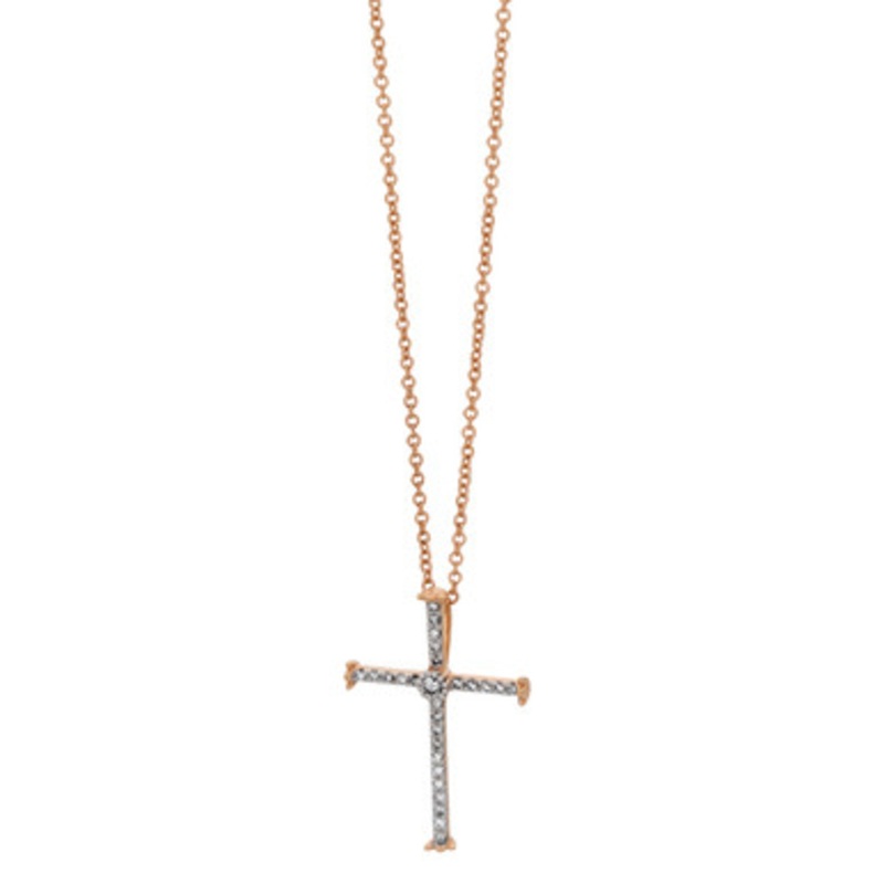 Diamond Cross Pendant [1DCRS0378]