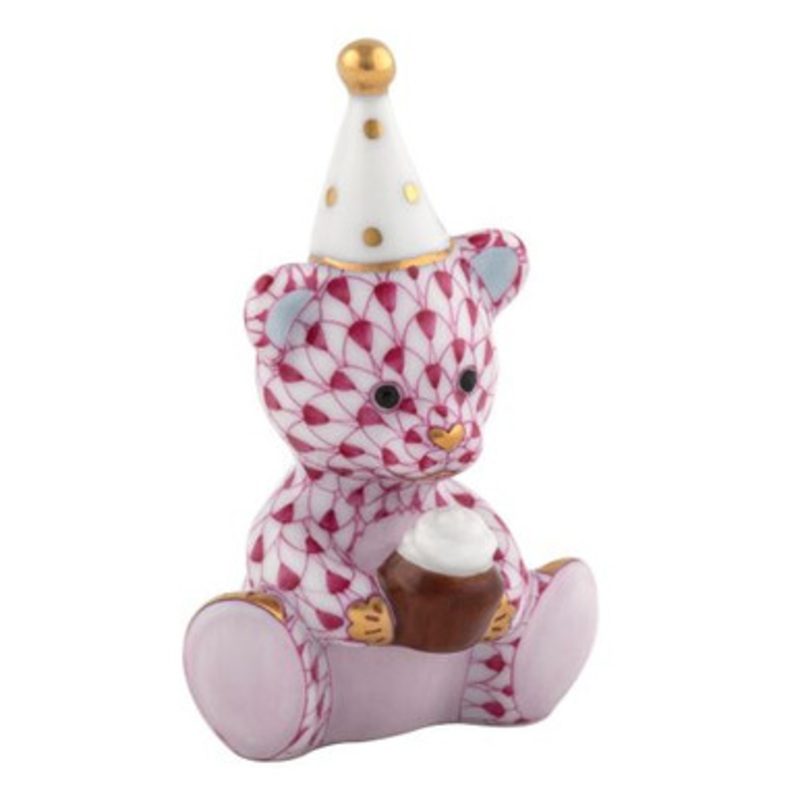 Birthday Bear in Raspberry [6COLF2127]
