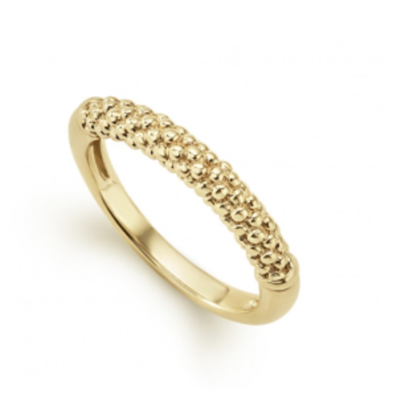 Caviar Gold Beaded Ring [JROTH0098]