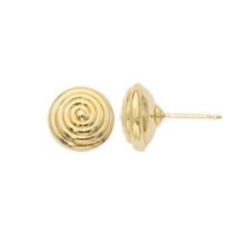 Swirl Stud Earrings [JEOTH0252]