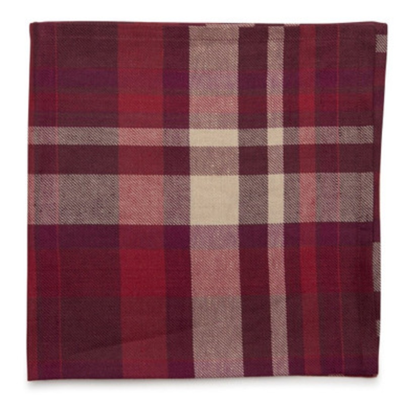Tonal Plaid Wine Napkin [8TNAP0256]