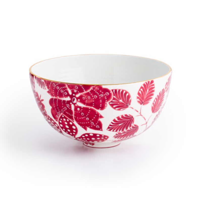 Bali Toile Mimi Bowl in Rose [GGBWL0021]