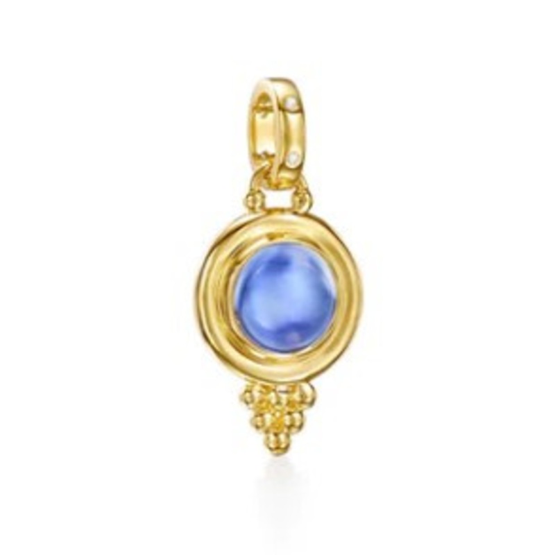 Classic Temple Iolite Pendant [JCHRM0022]