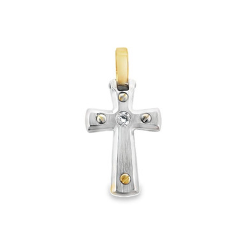 Diamond Cross Pendant [JNPEN0904]