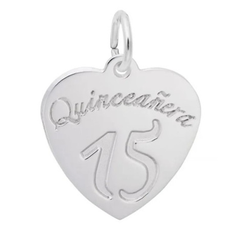 Quinceanera Heart Charm [JCHRM0216]