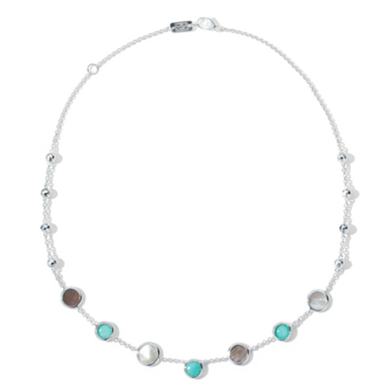 Rock Candy Multi Stone Short Necklace [JNOTH0757]