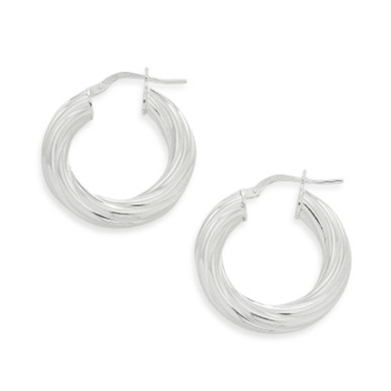 Twisted Hoop Earrings [JEHOP0060]