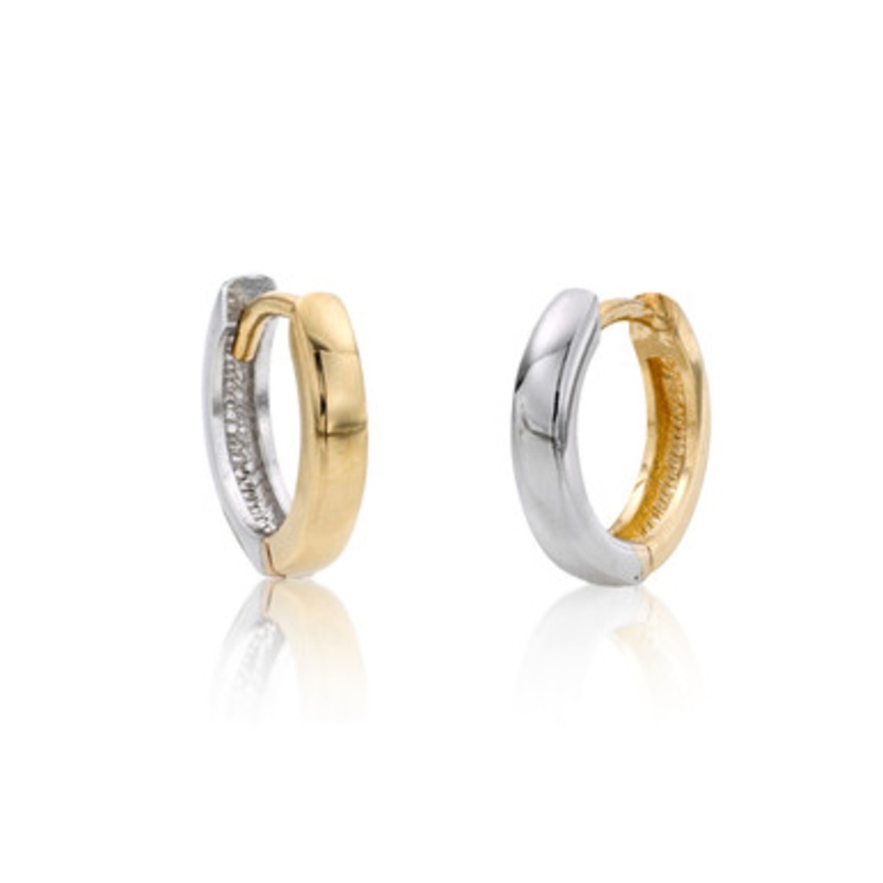 Reversible Hoop Earrings  [2EGP23407]
