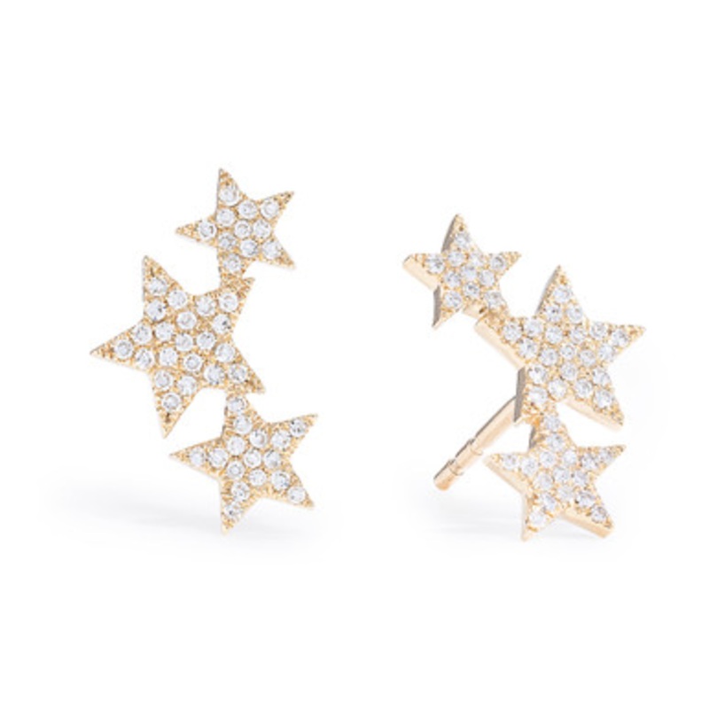 Star Diamond Earrings  [1EAD11363]